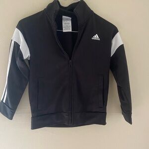 Adidas Kids Black and White Jacket